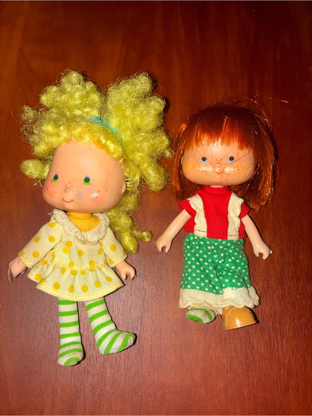 vintage kenner strawberry shortcake and lemon meringue doll